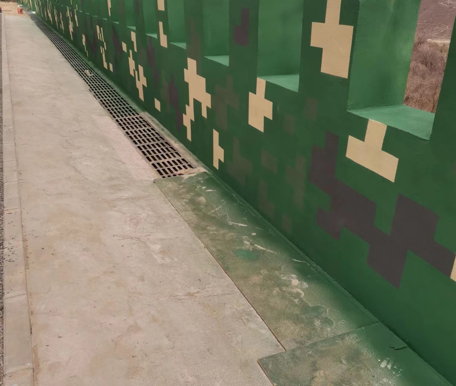 平凉围墙迷彩喷涂,数迷彩漆