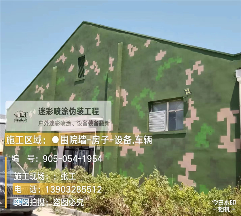 平凉外墙数码迷彩漆施工报价清单（100㎡标准墙面测算）